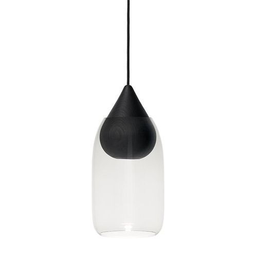 Liuku Drop Pendant - glass shade by Mater