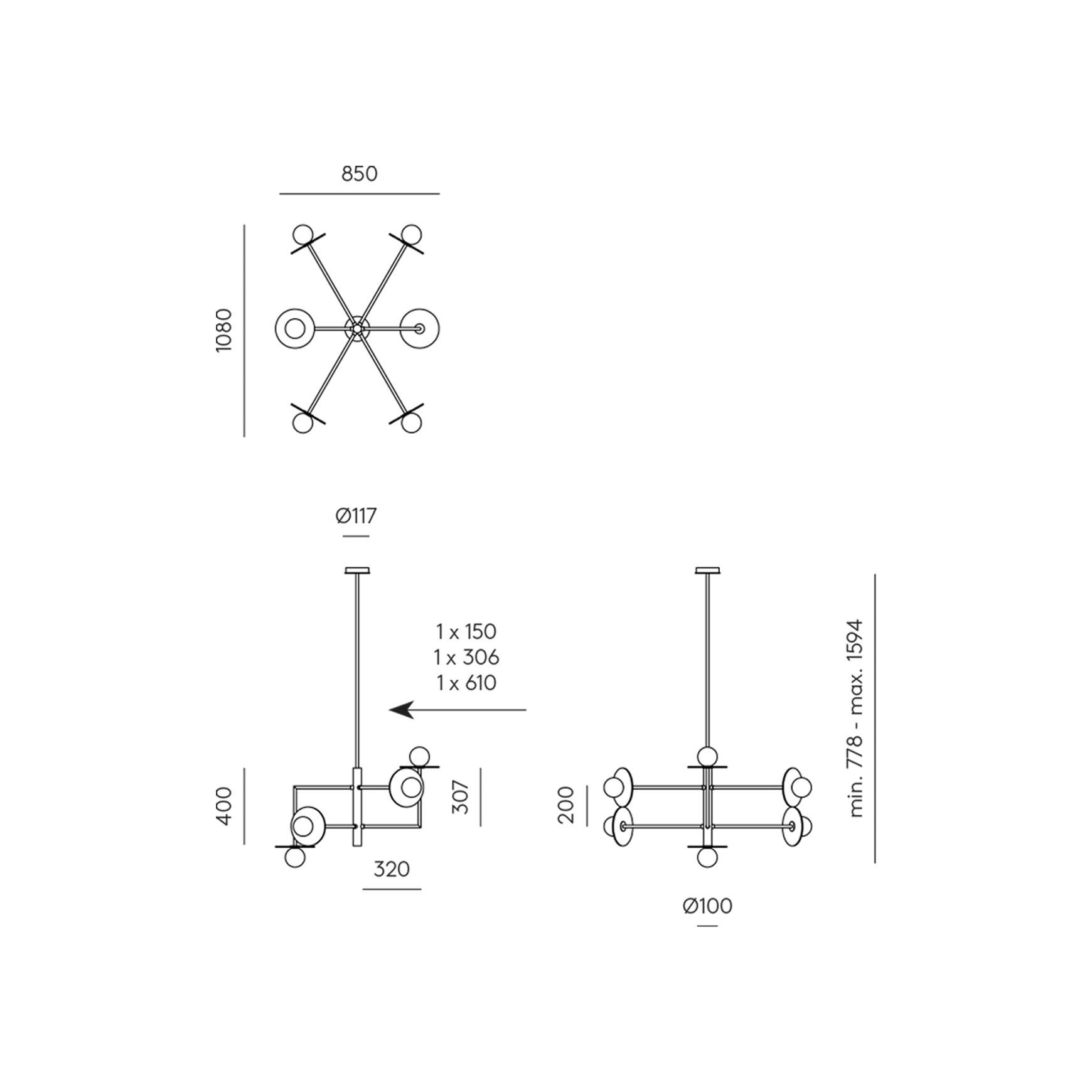 Miro 6lt Pendant Light