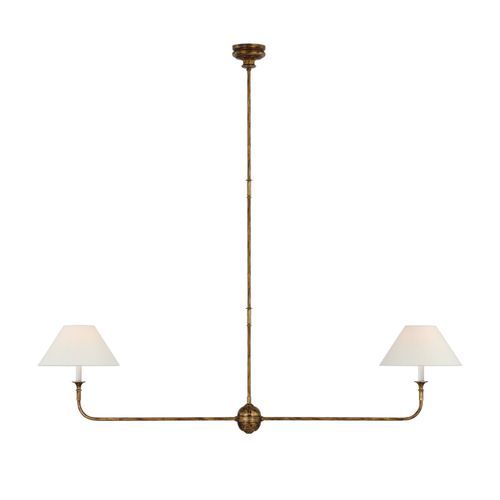 Thomas O'Brien Piaf Large Two-Light Linear Pendant