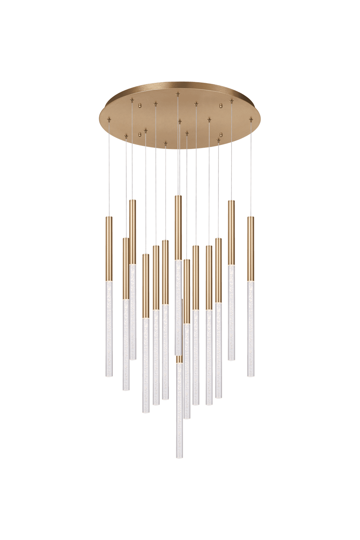 Rhea 14 Light Pencil Drop Pendant Light