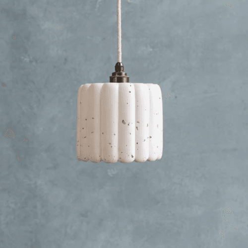 Ribbed Crete Pendant