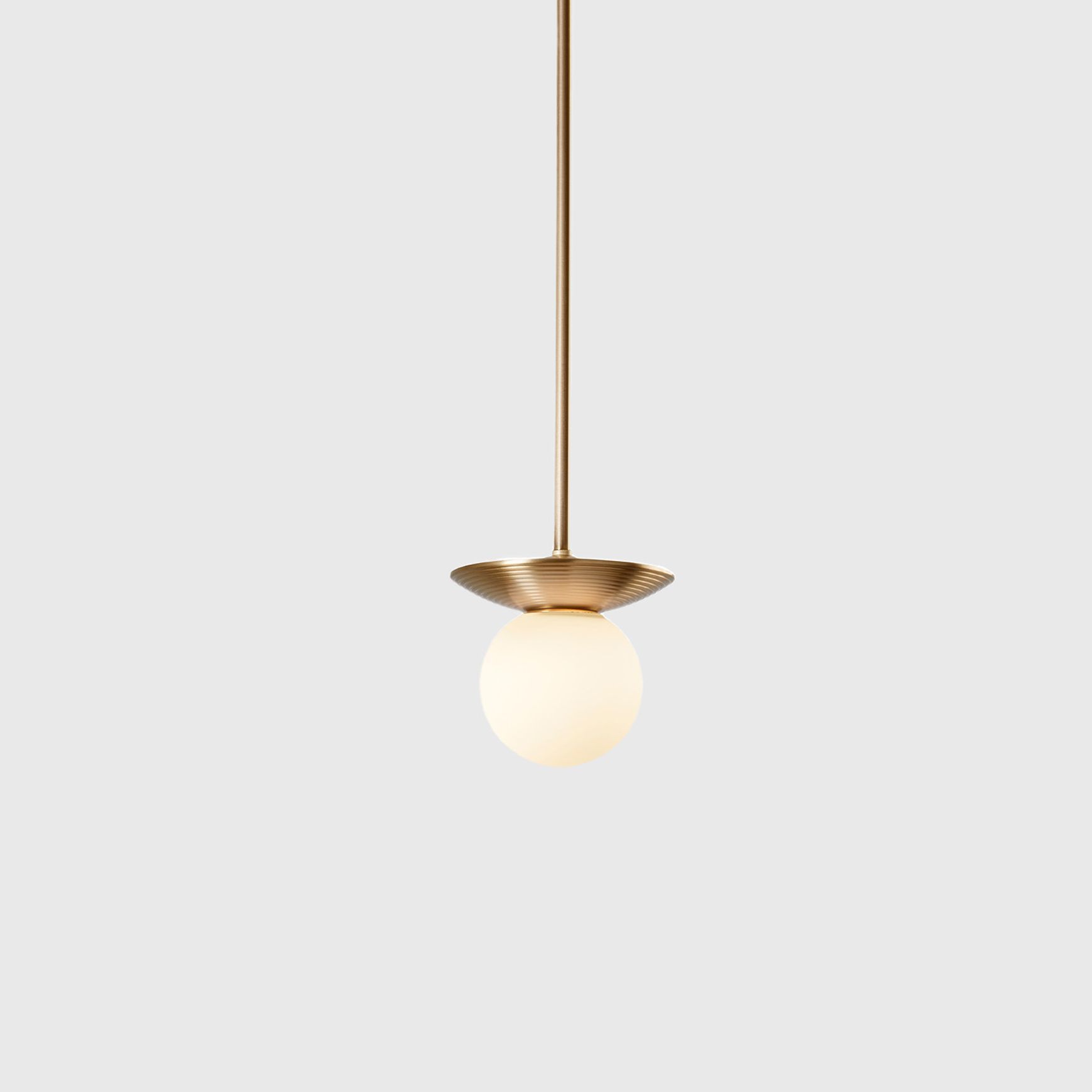 Orbit Brass Pendant Light
