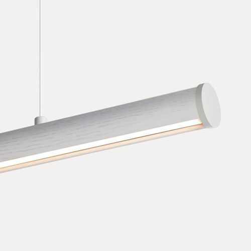 Roller Pendant | American Oak - White