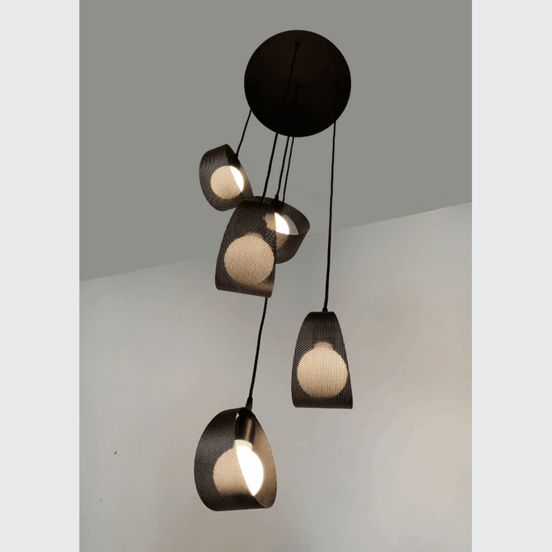 Mini Morgana 5 Cluster Pendant Light