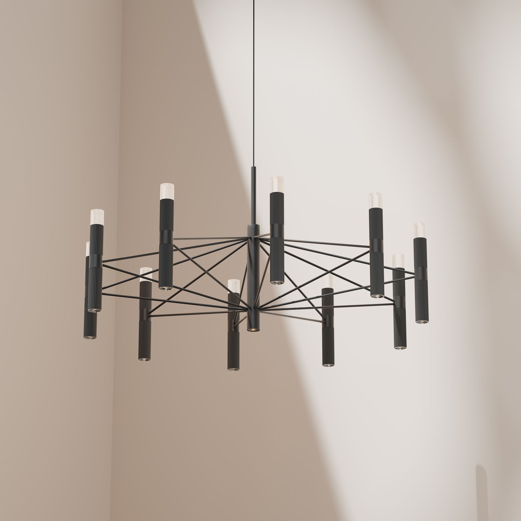 Aeris Fluted LED Light