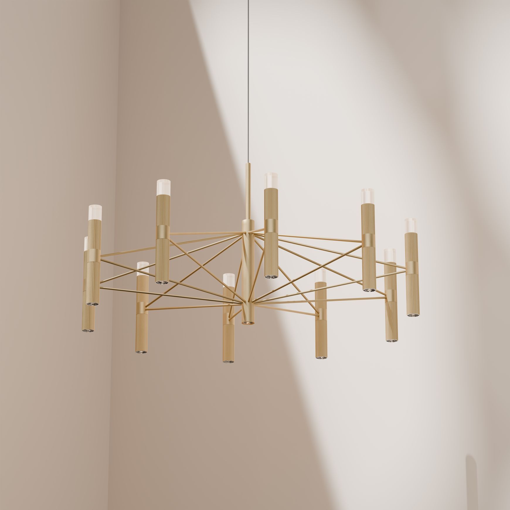Aeris Fluted LED Light