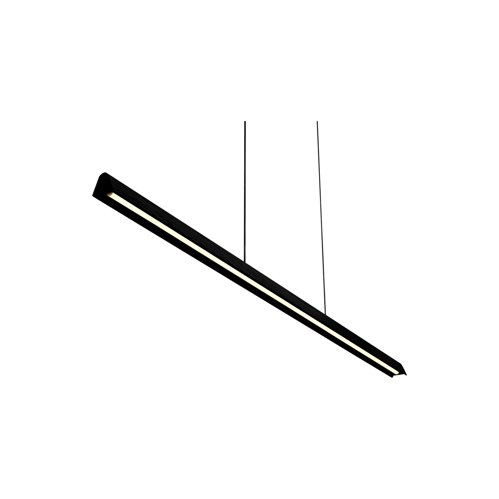 Avocent Ash Timber LED Linear Pendant Light