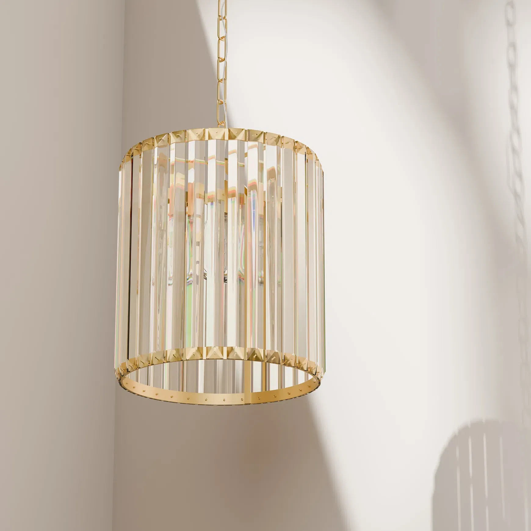Crane Crystal E27 Pendant Light