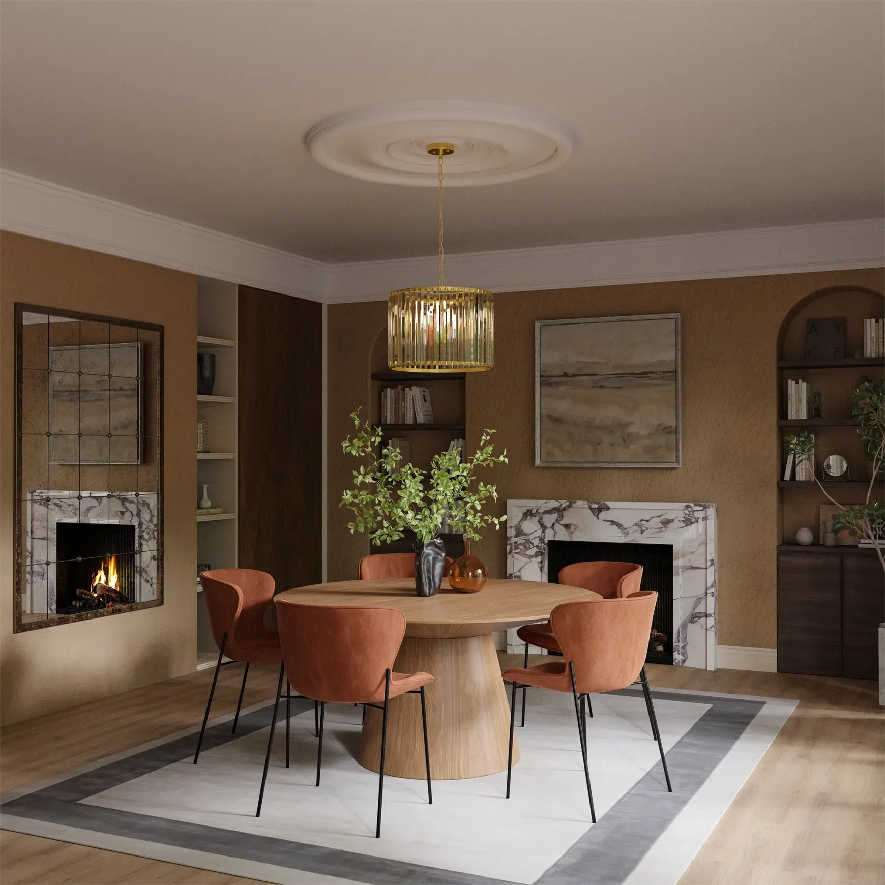 Crane Crystal E27 Pendant Light