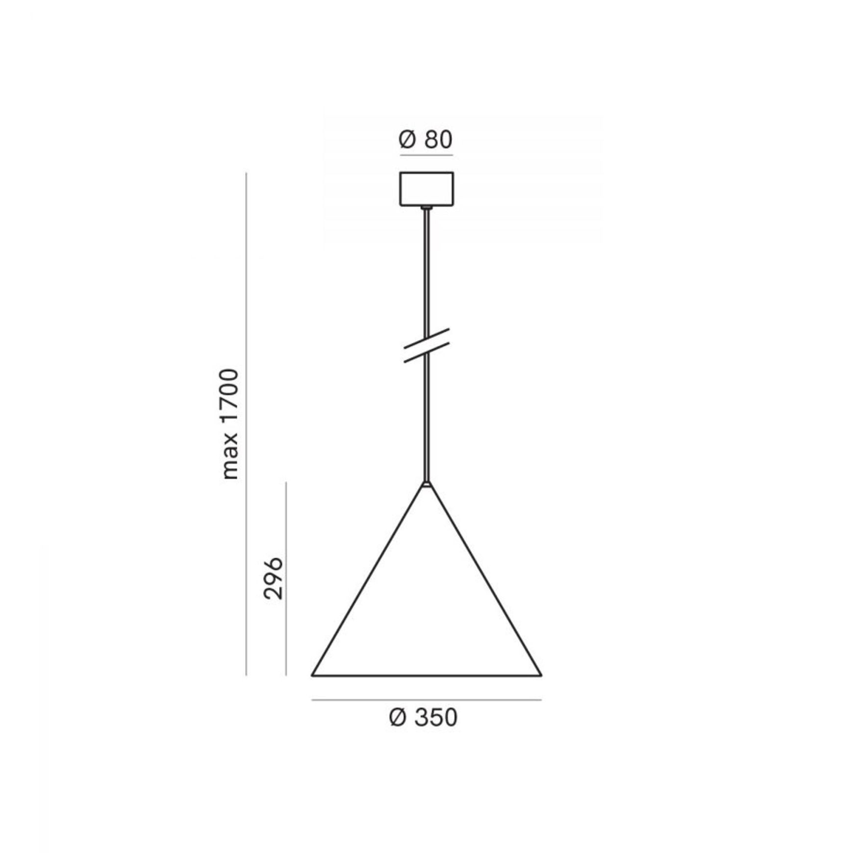 Cone Outdoor Pendant Light