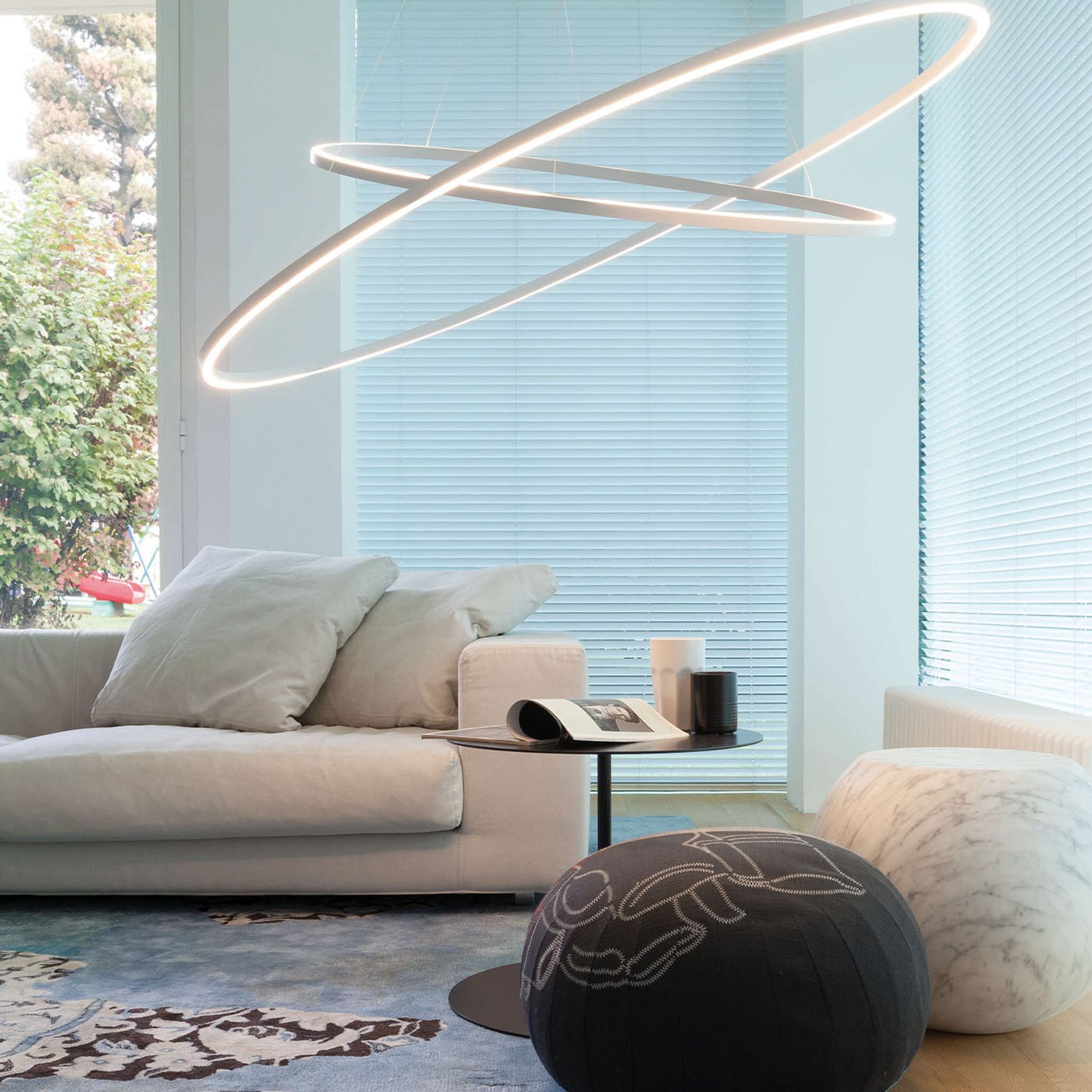 Ellisse Double Pendant Light