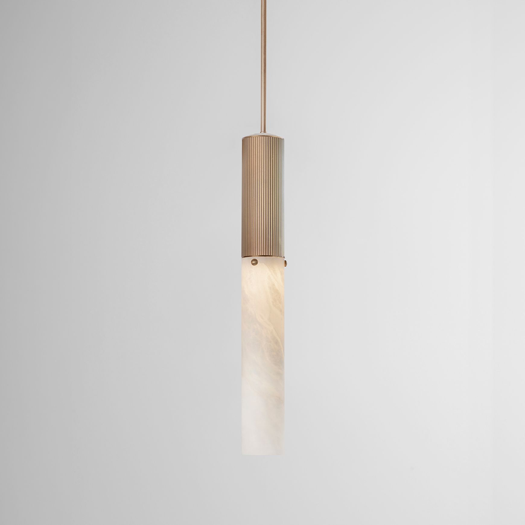 Flume Alabaster Pendant Light