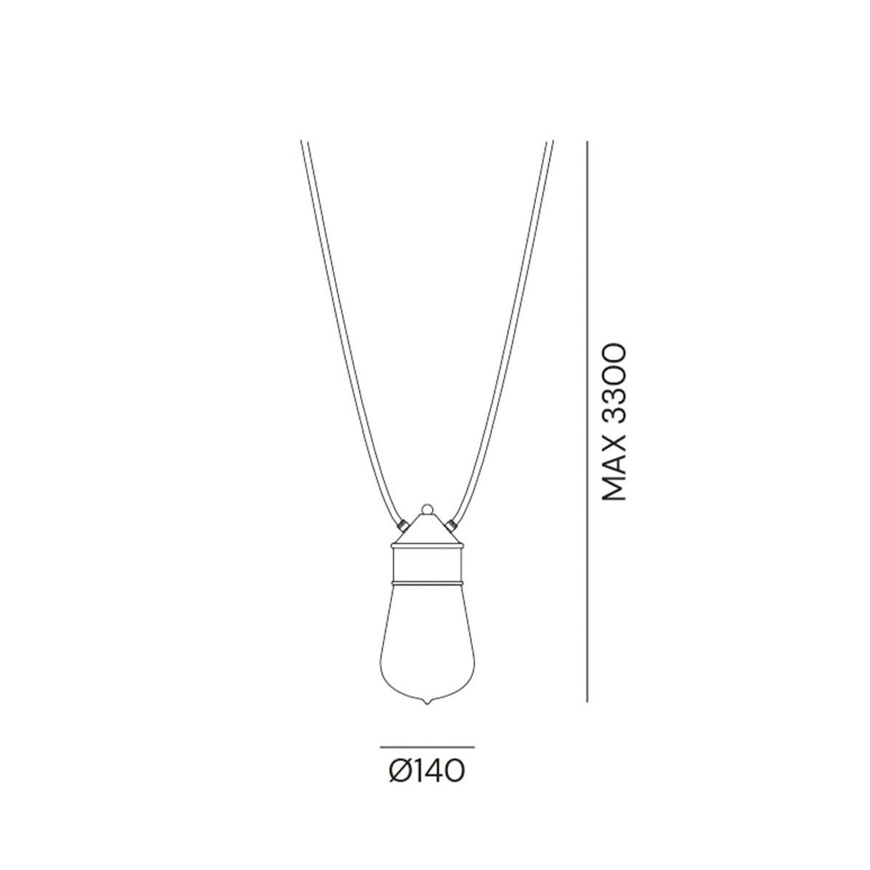 Drop Dual Cable Pendant Light