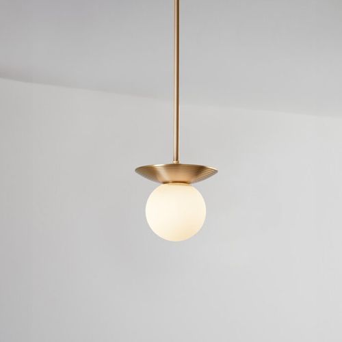 Orbit Brass Pendant Light