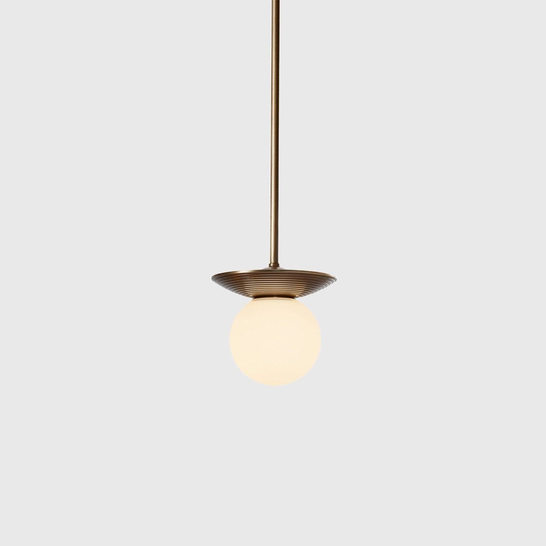 Orbit Brass Pendant Light