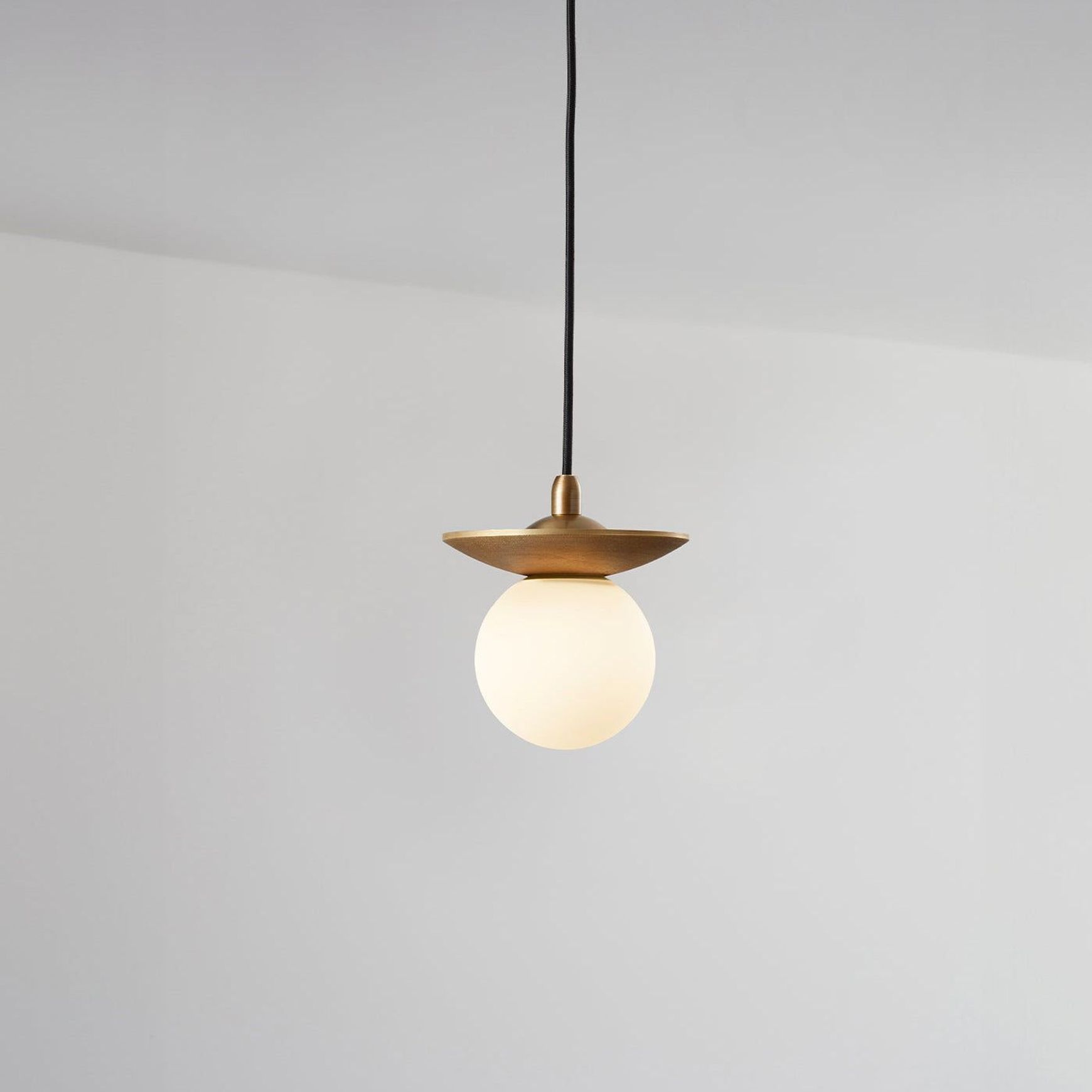 Orbit Brass Pendant Light