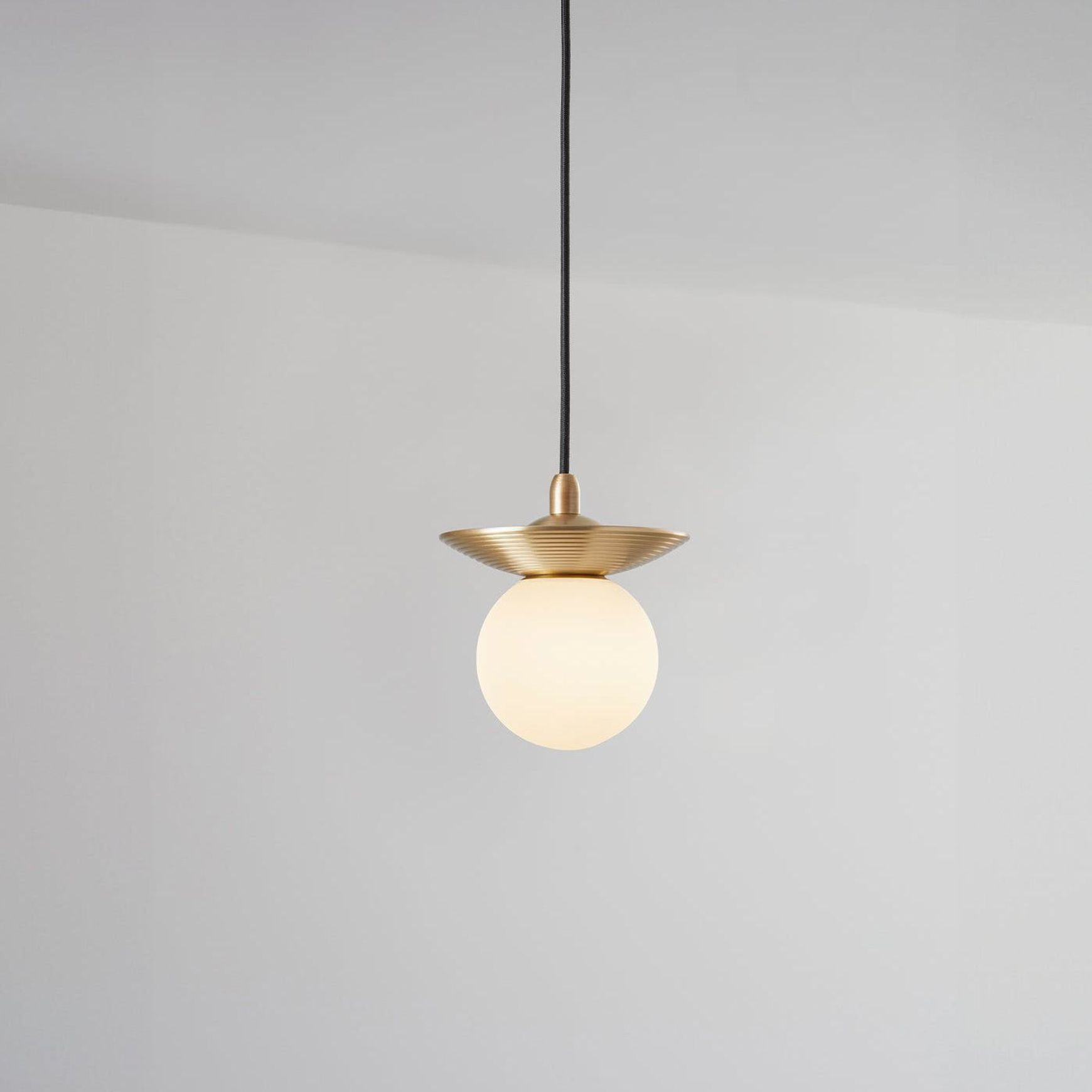 Orbit Brass Pendant Light