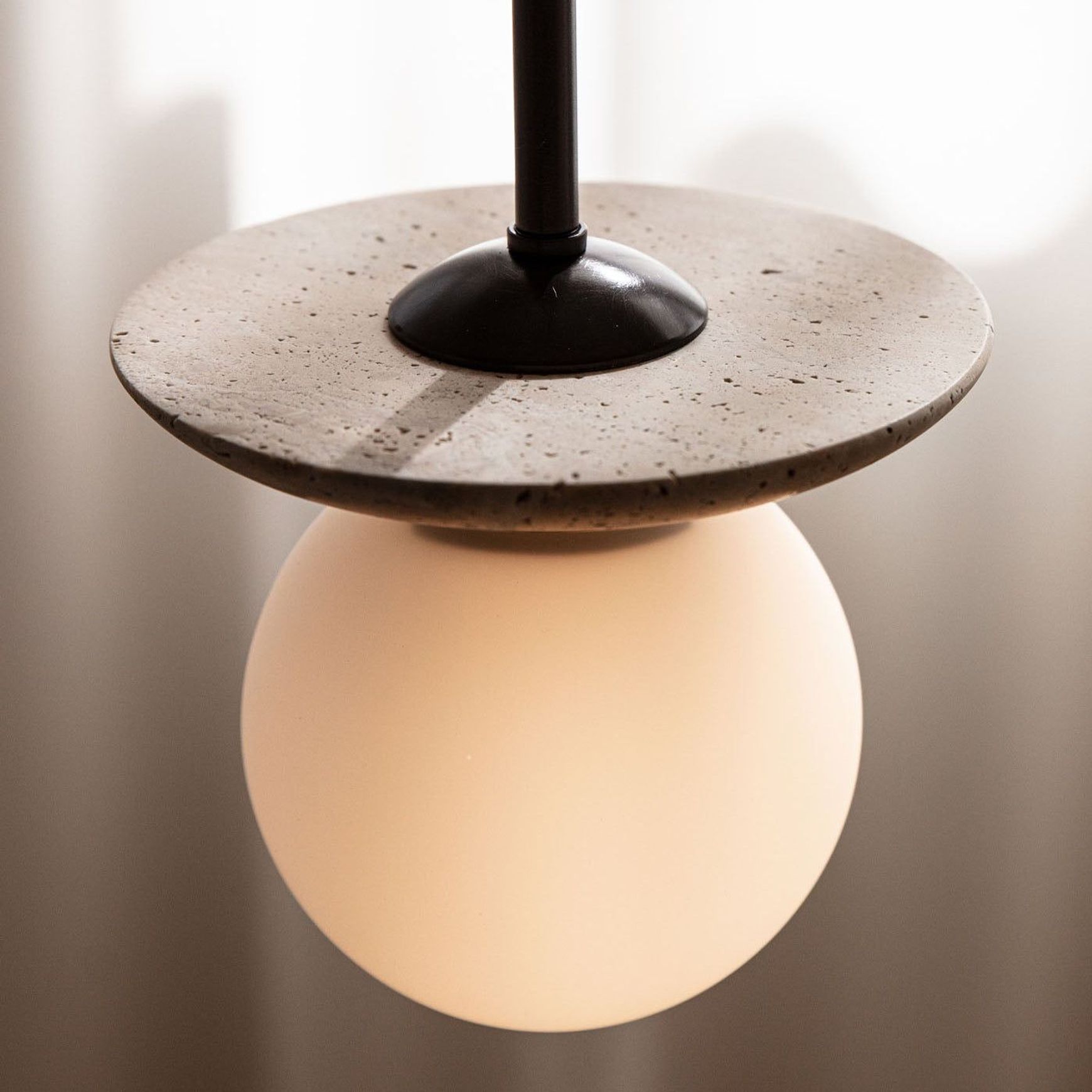 Orbit Stone Pendant Light
