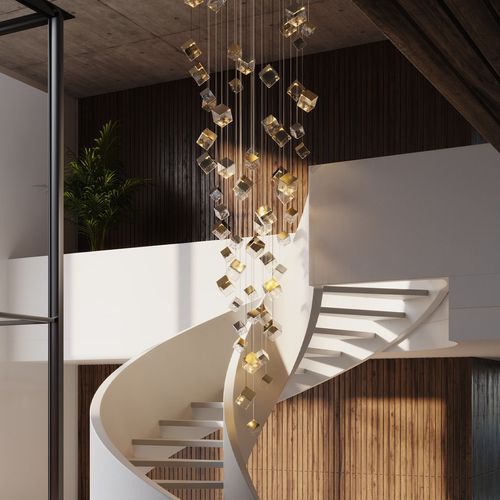 Pyrite Pendant Light
