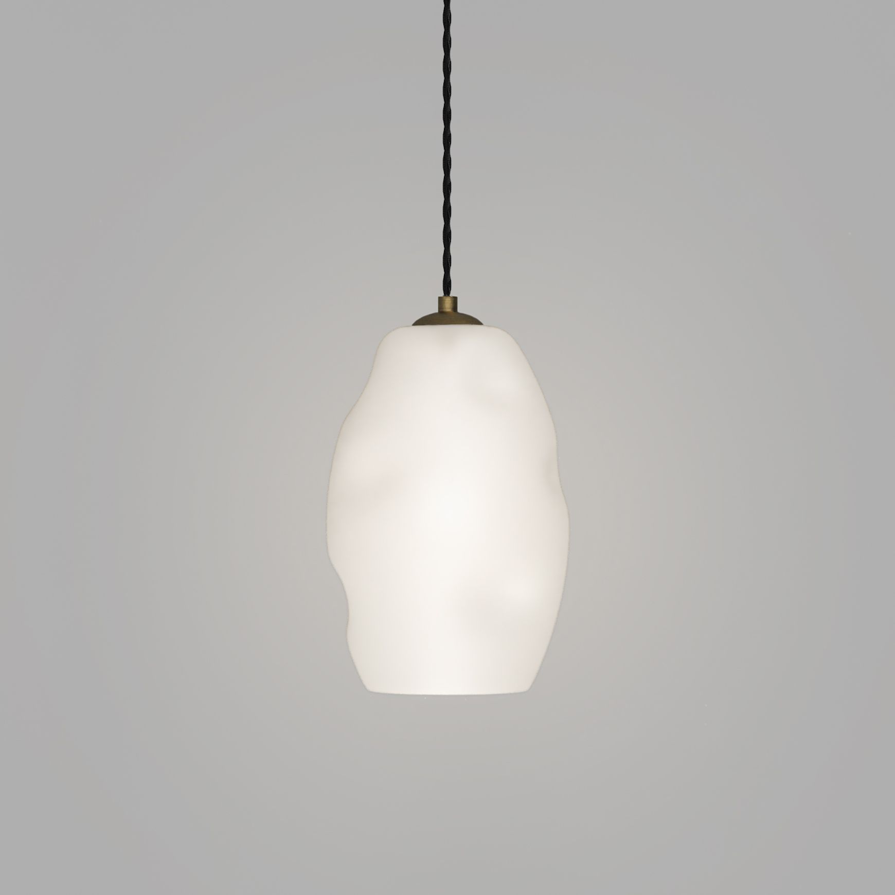 Organic White Pendant Light
