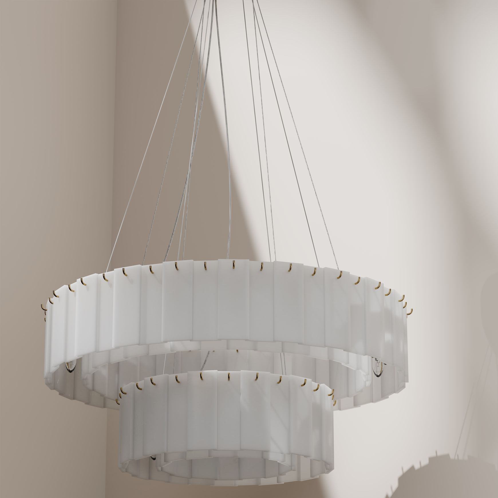 Mirage Alabaster Stone Chandelier