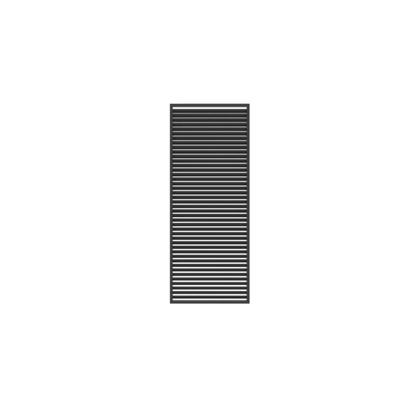 Louvred Pergola Louvre Roof Shutter Wall Dark Grey