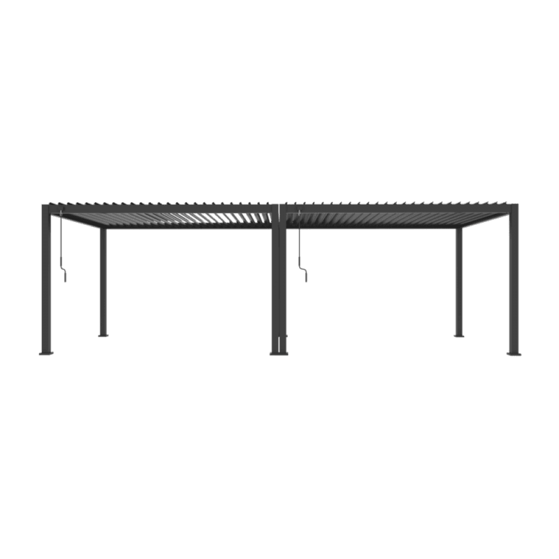 Louvred Pergola Louvre Roof Dark Grey | DTP-LR0308-GY