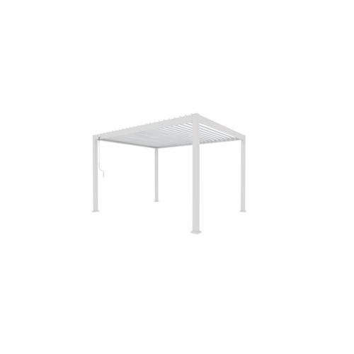 Louvred Pergola Louvre Roof White | DTP-LR0304-WH
