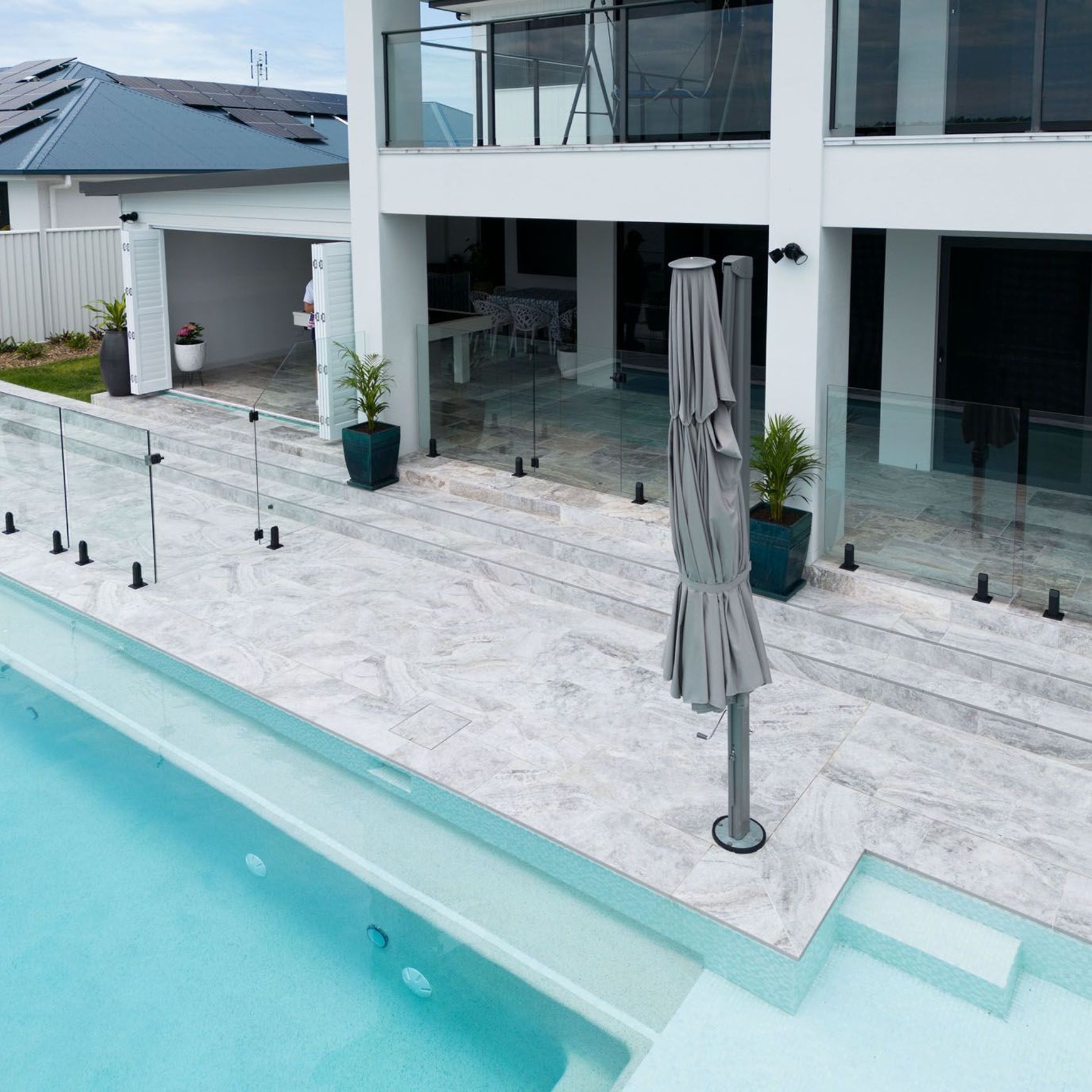 CMP Porcelain Platinum Travertine Tile