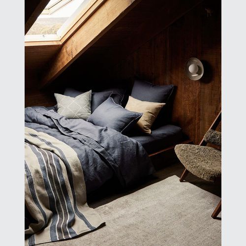 Ravello Pillowcase Pair - Denim | Standard,  King or Euro Size