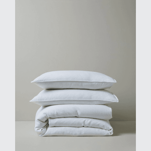 Ravello Pillowcase Pair - White | Standard, King or Euro Size