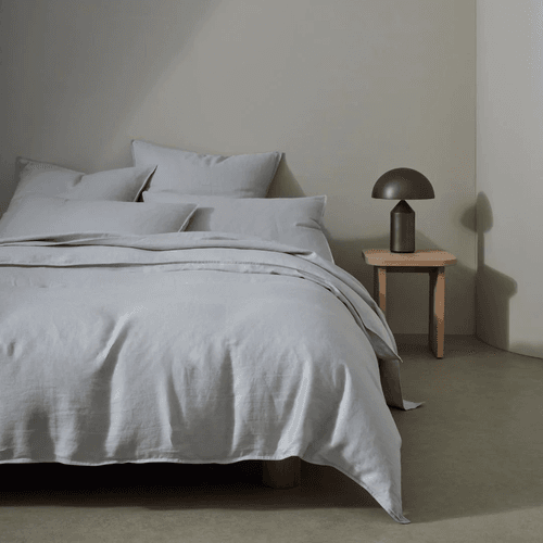 Ravello Pillowcase Pair - Silver | Standard,  King or Euro Size
