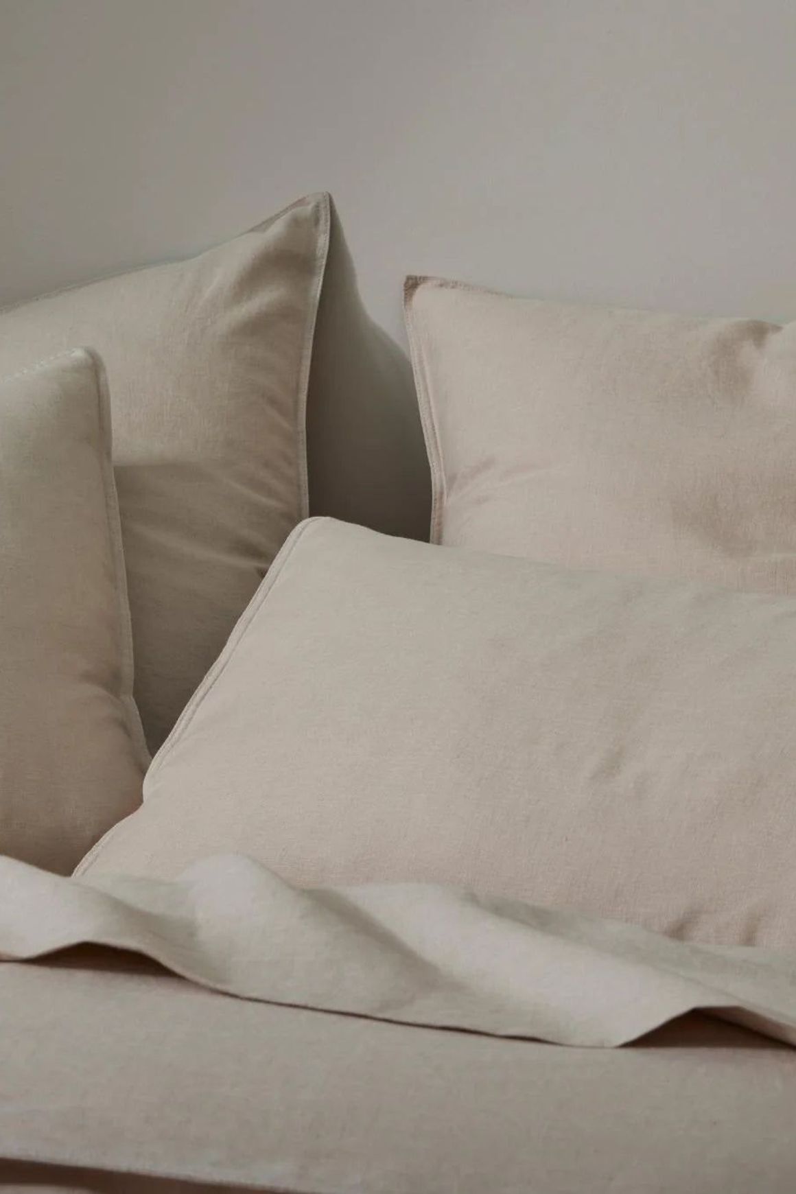 Ravello Pillowcase Pair - Shell | Standard, King or Euro Size
