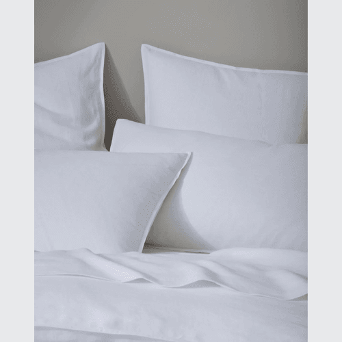 Ravello Pillowcase Pair - White | Standard, King or Euro Size