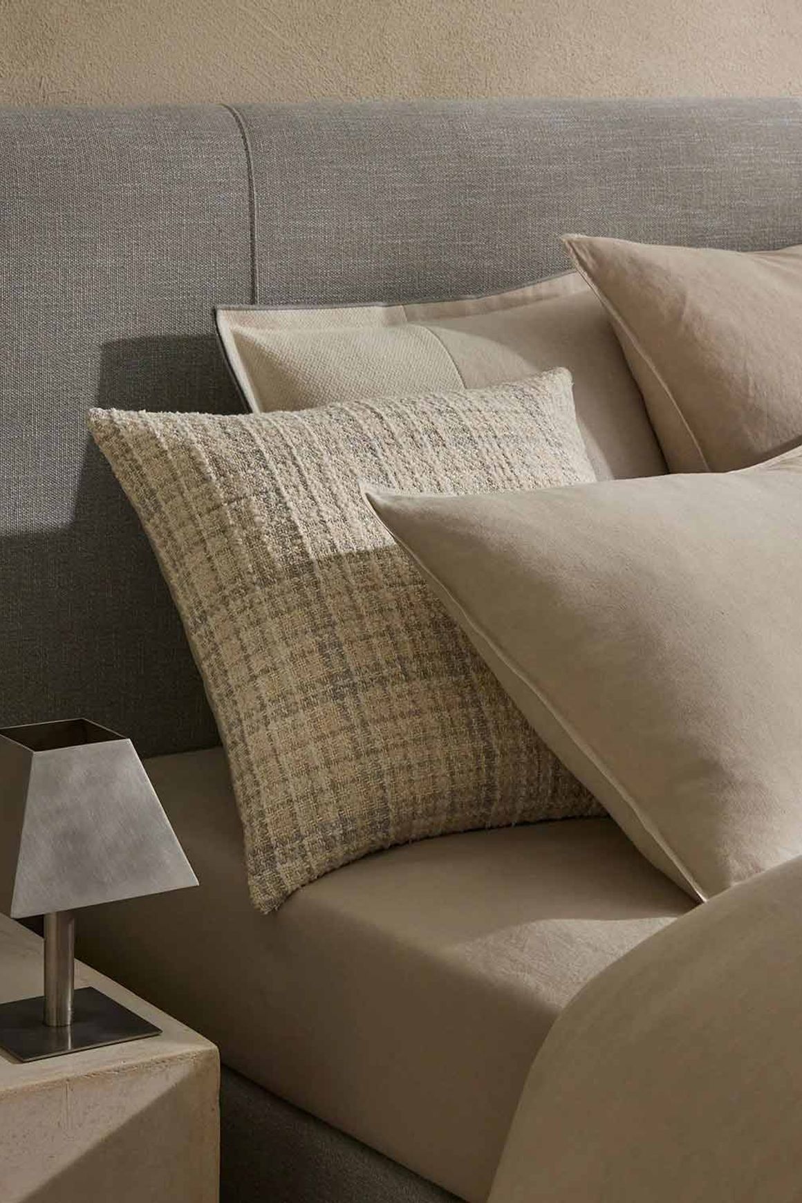 Ravello Pillowcase Pair - Bone | Standard, King or Euro Size