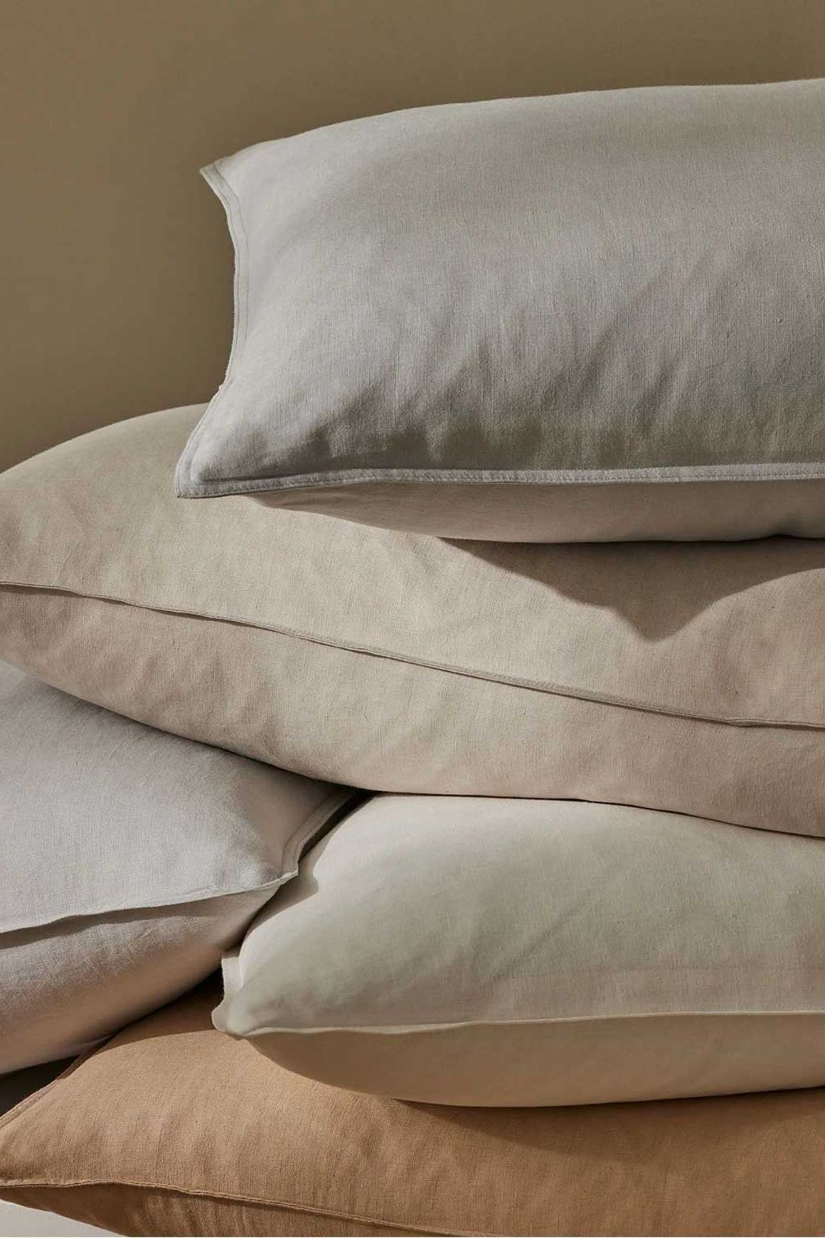 Ravello Pillowcase Pair - Shell | Standard, King or Euro Size