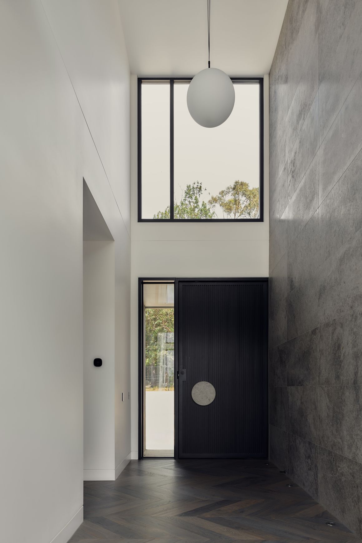 Iron Batten Pivot Entry Doors - Galvanised FWA50