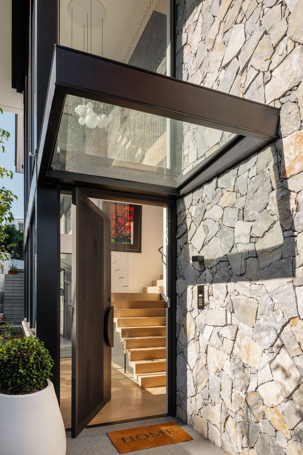 Iron Batten Pivot Entry Doors - Galvanised FWA50