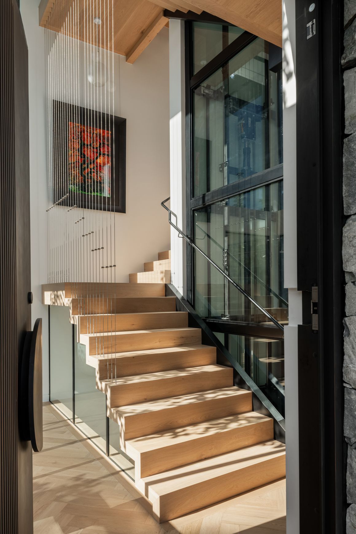 Iron Batten Pivot Entry Doors - Galvanised FWA50