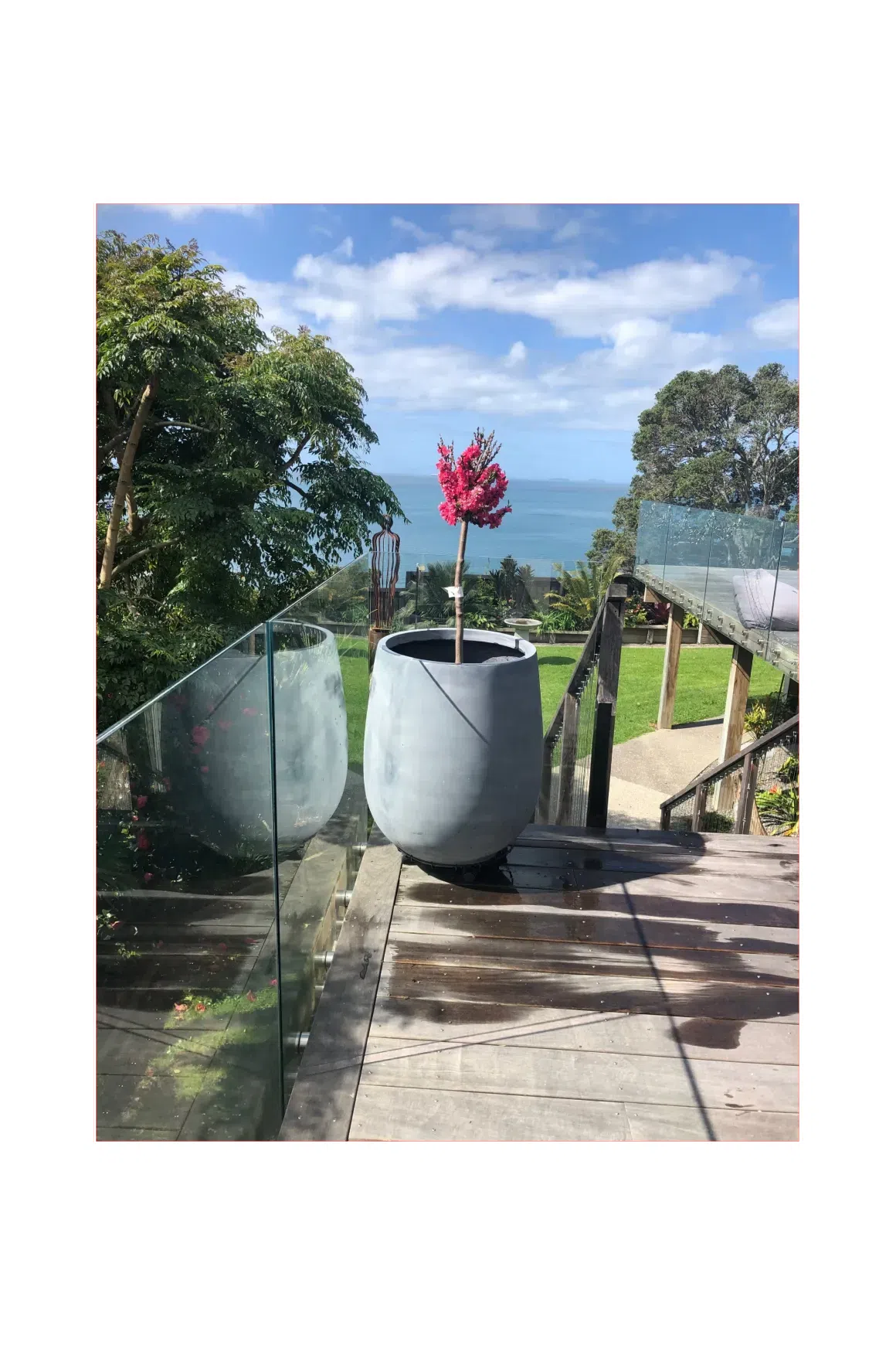 Bianca Palm Pot