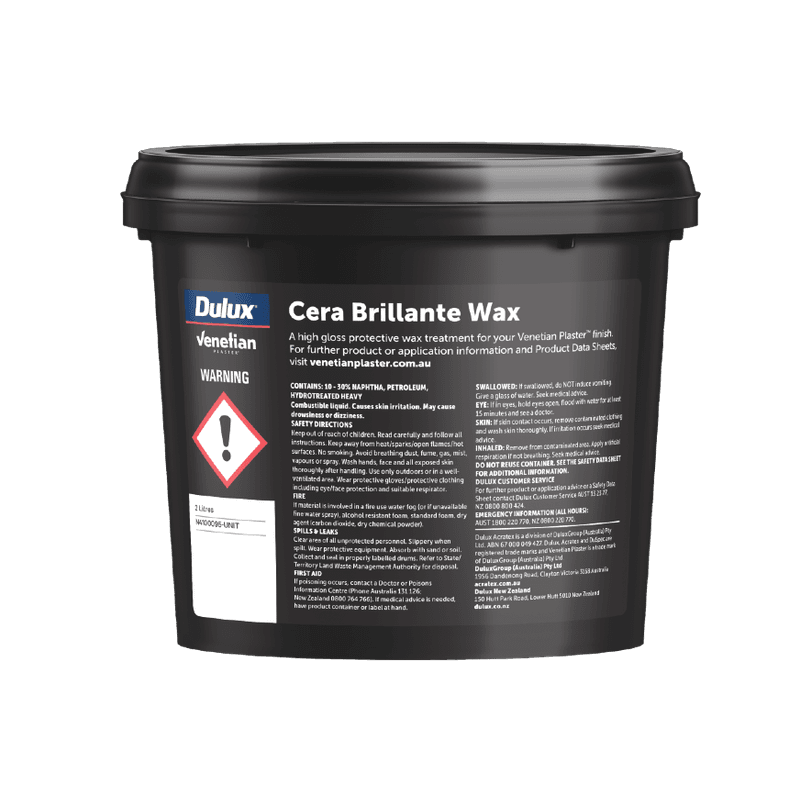 Venetian Plaster - Cera Brilliante Wax