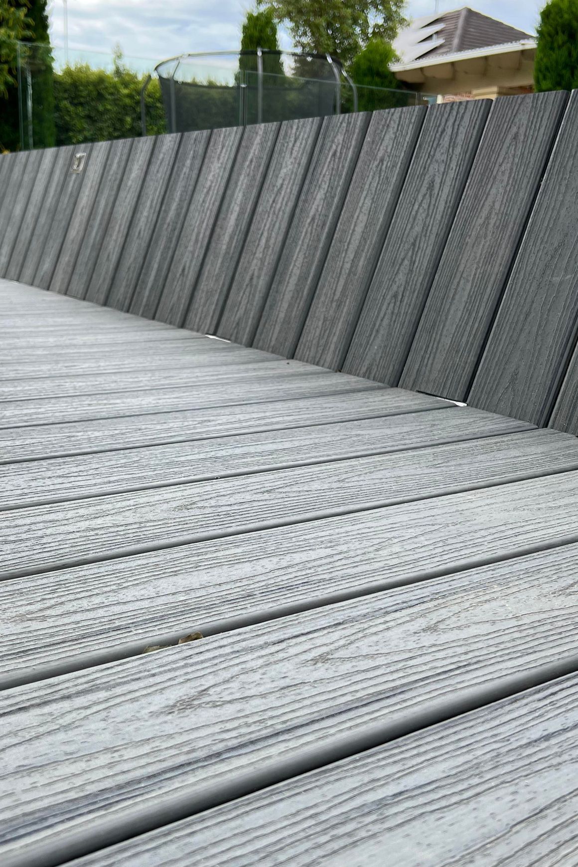 Under Deck UnderCover® Concealed Pool Cover - Powered