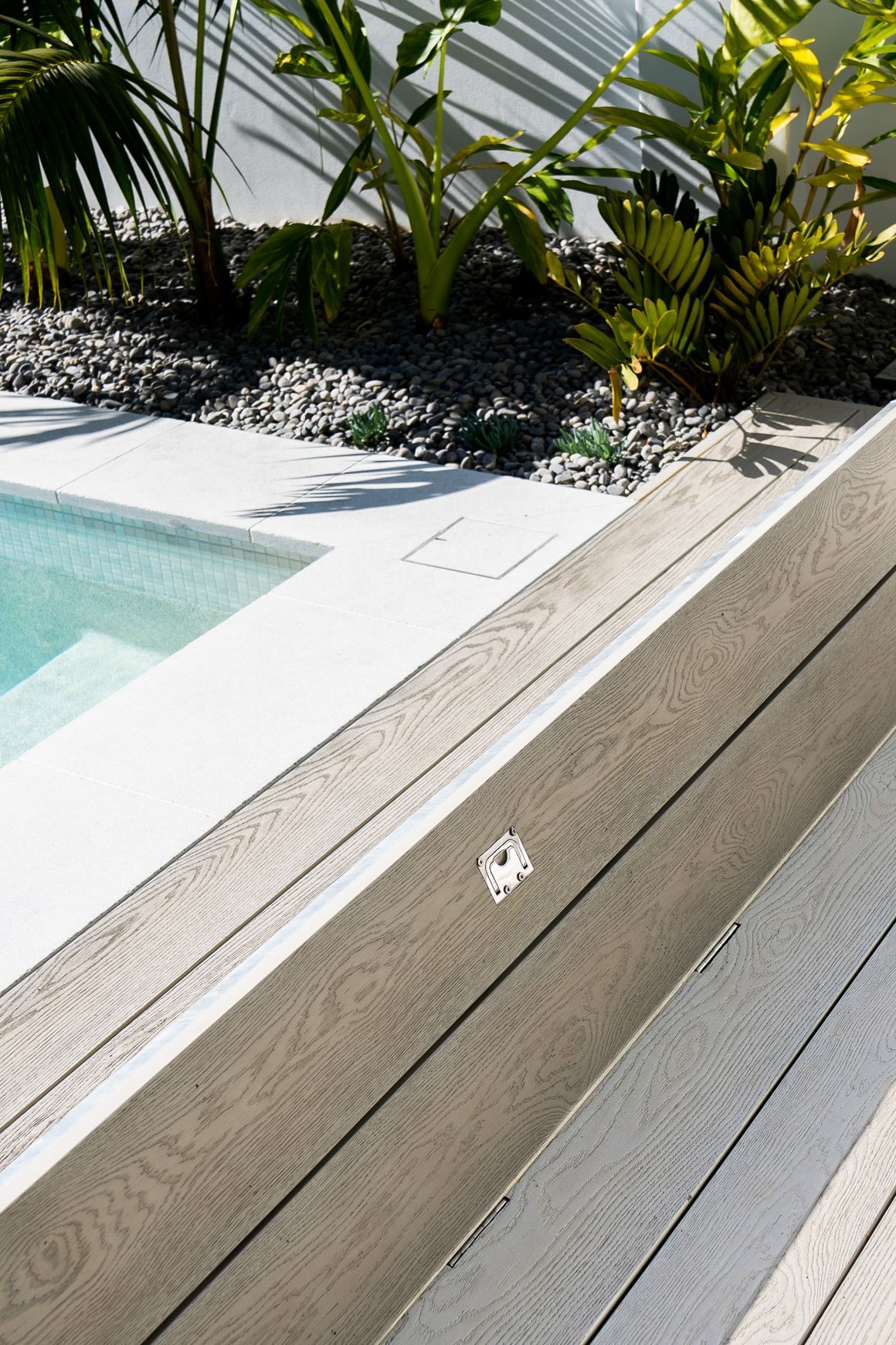 Under Deck UnderCover® Concealed Pool Cover - Powered
