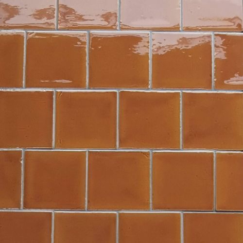 Spatula Brillante Mustard Handmade Look Tile