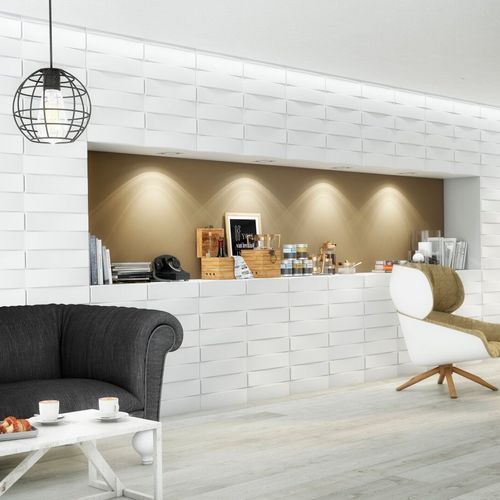 3D Magnolia Modular Wall Tile by Muros