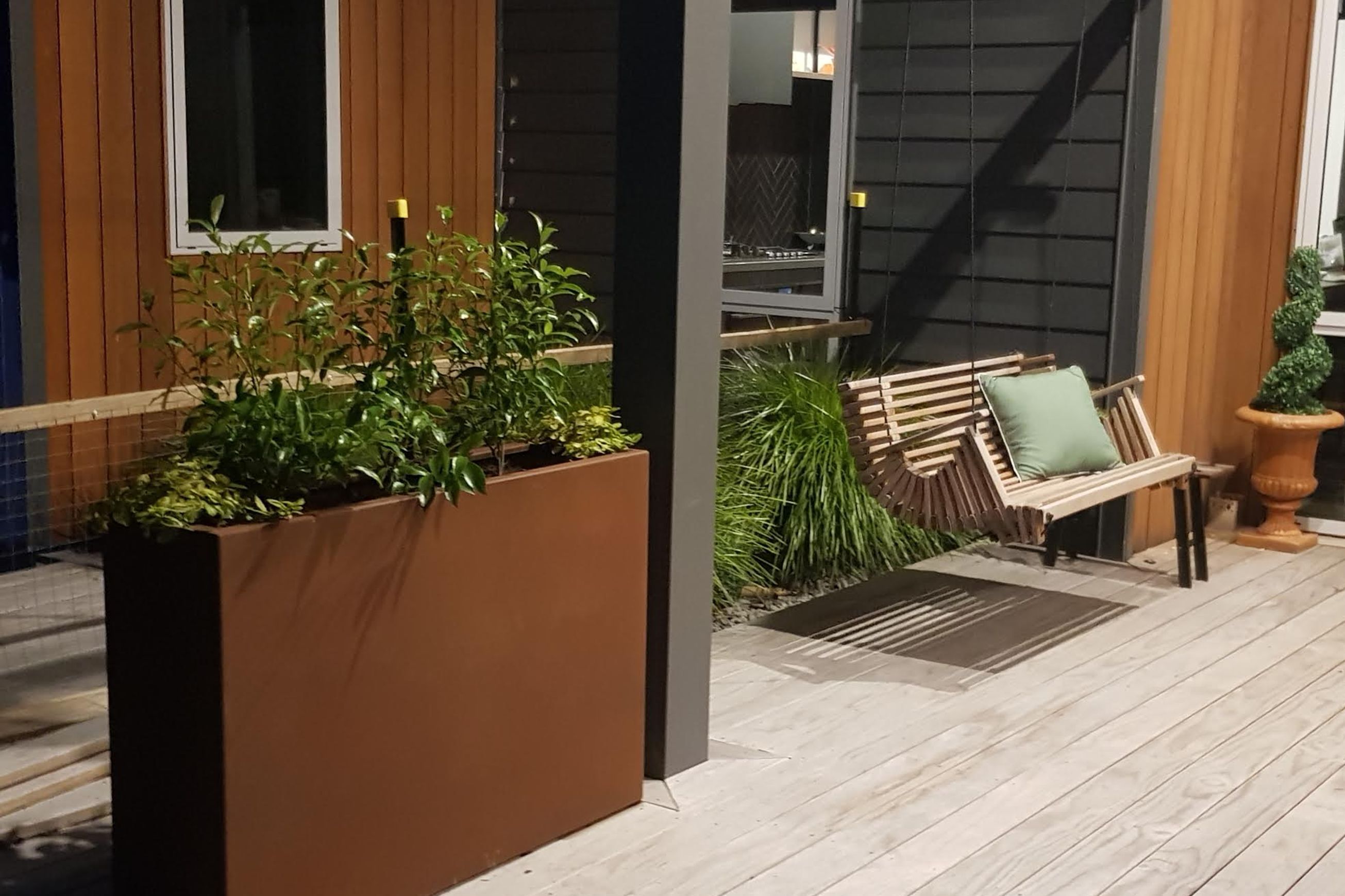 Corten Tall Trough 1200 Planter