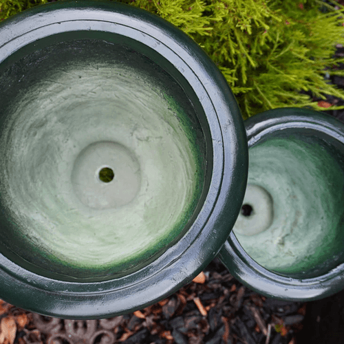 Green Glaze-Look Anduze Urn