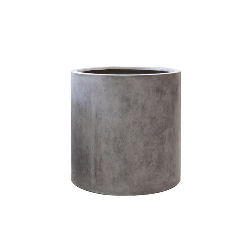 Mikonui Cylinder Planter Weathered Cement - Large