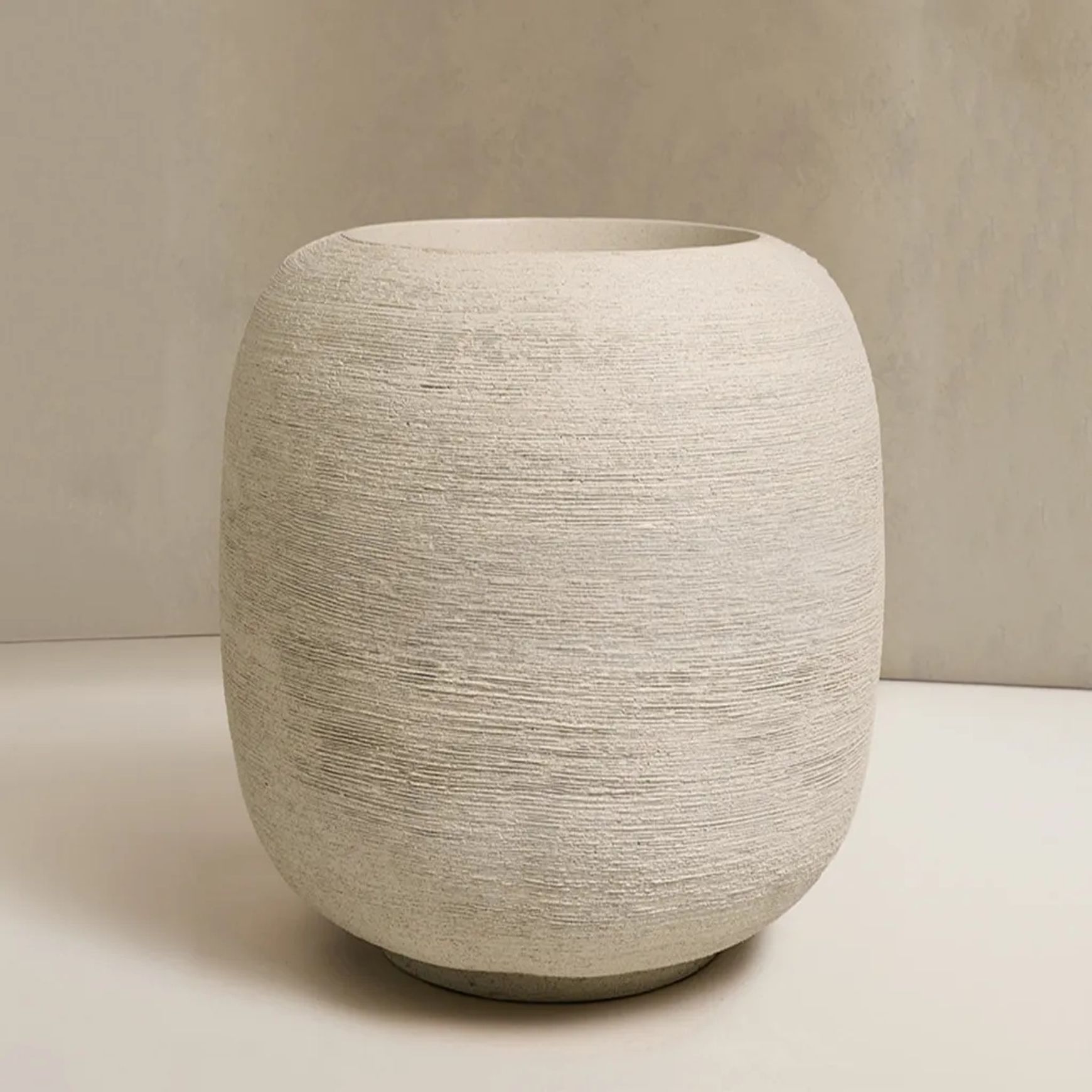 Stone White Asparagus Dolium 3318