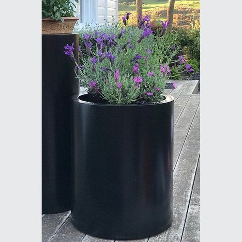 Black Cylinder 500 Planter